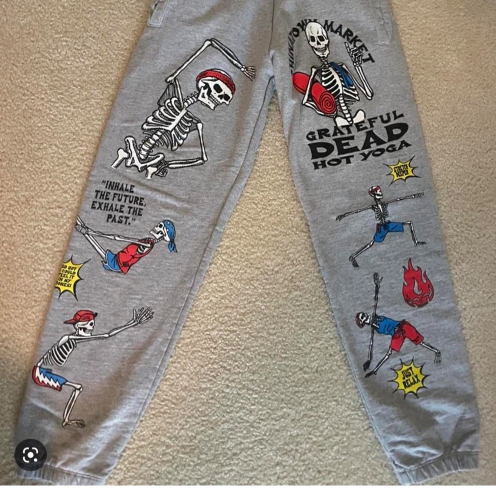 RARE Chinatown market Grateful Dead Sweatpants